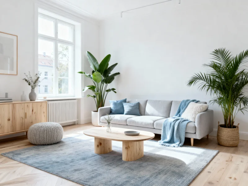 trendy scandinavian living room room makeover