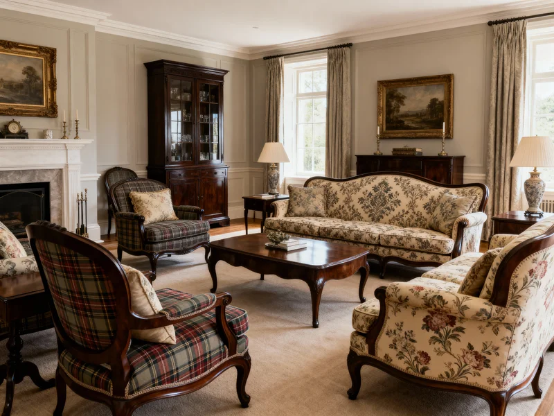 trendy traditional living room room makeover