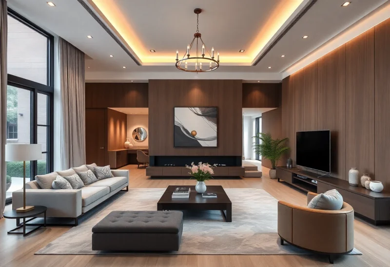 update dated 90s living room to luxury modern style