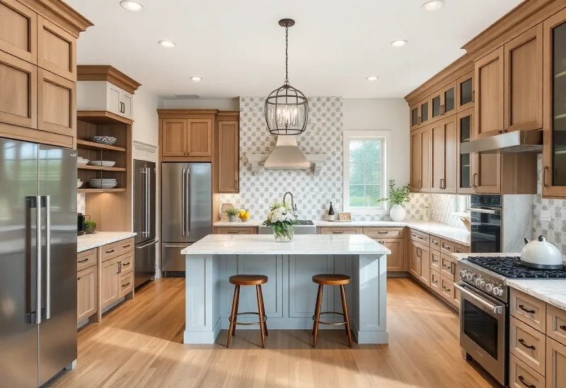 update fixer upper kitchen to contemporary style