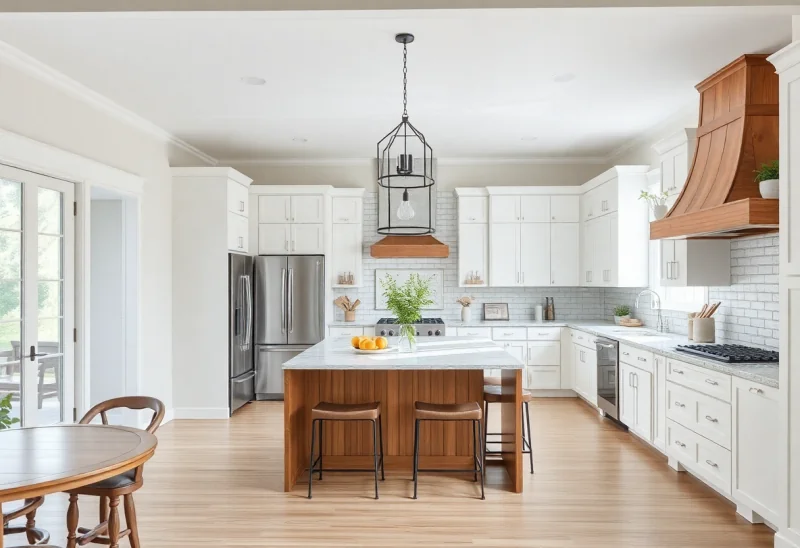 update fixer upper kitchen to modern farmhouse style