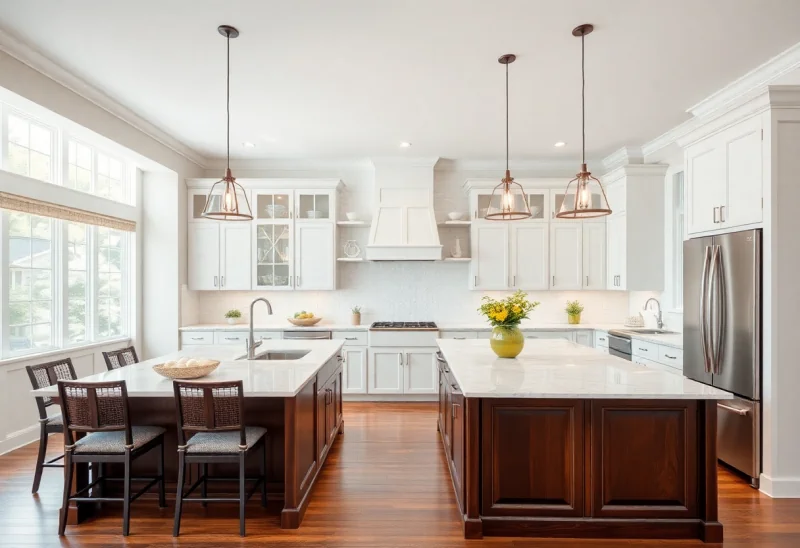 update fixer upper kitchen to transitional style