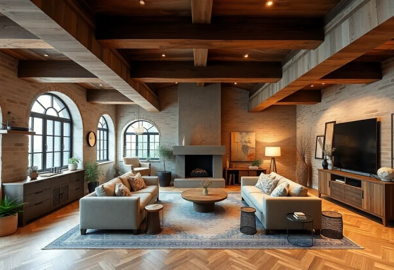 virtual staging for bohemian basement