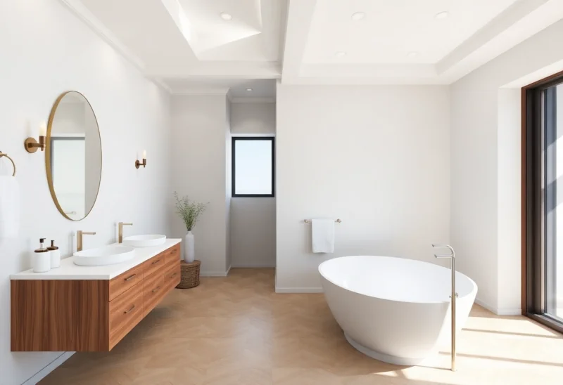 virtual staging for coastal bathroom