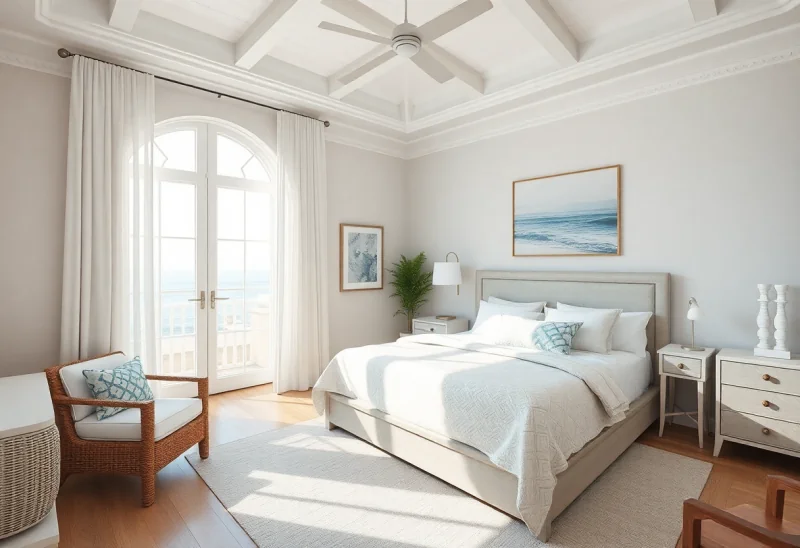 virtual staging for coastal bedroom