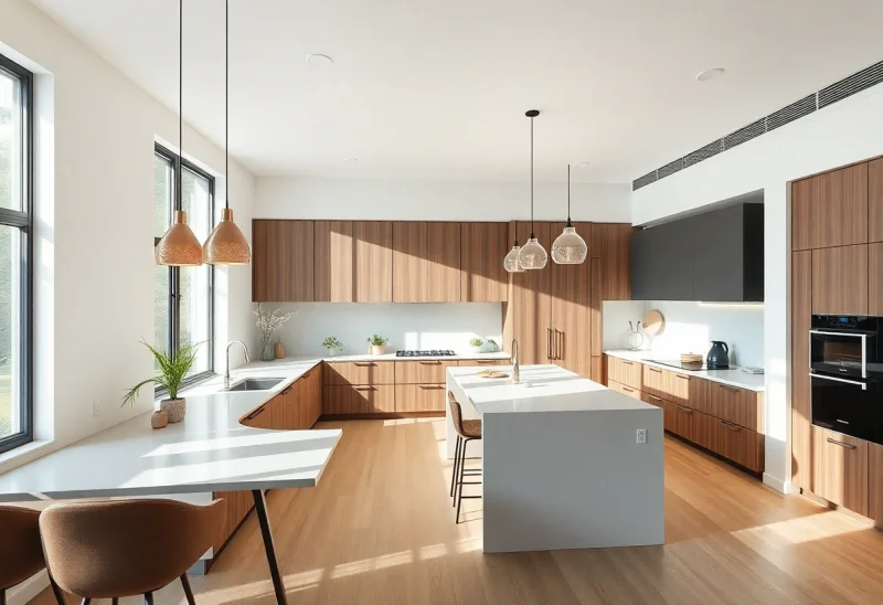 virtual staging for contemporary kitchen