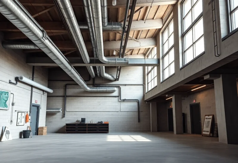 virtual staging for industrial basement