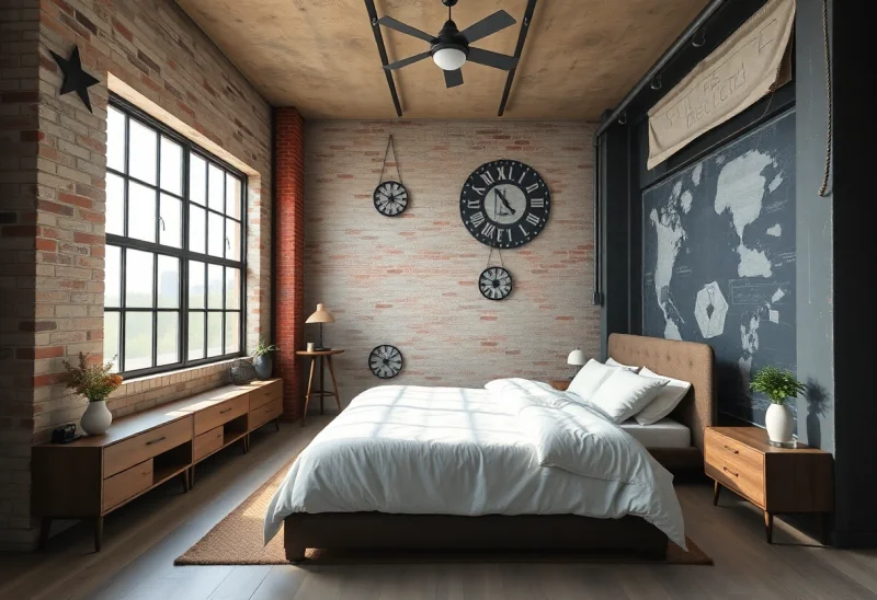virtual staging for industrial bedroom