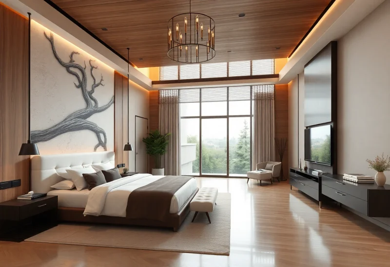 virtual staging for luxury modern bedroom