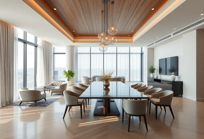 virtual staging for luxury modern dining room