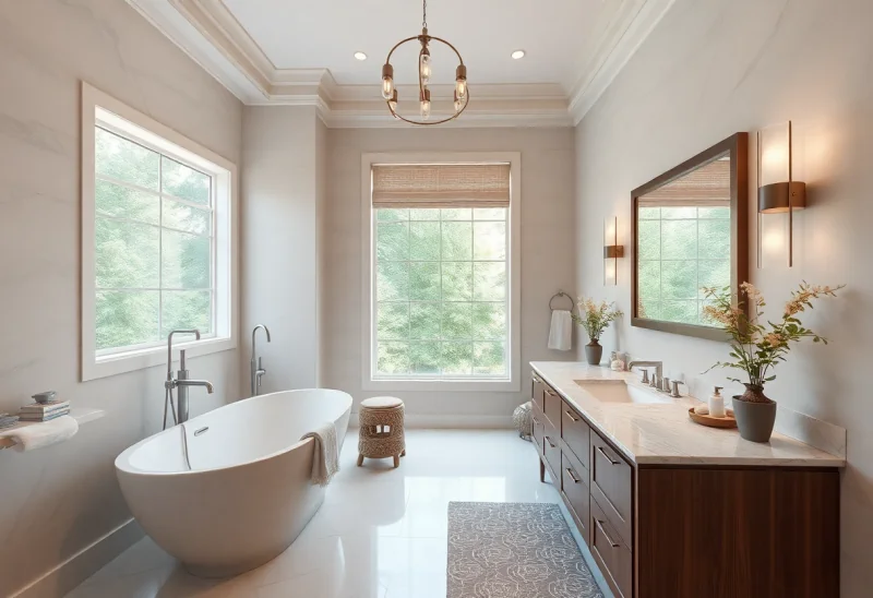 virtual staging for transitional bathroom